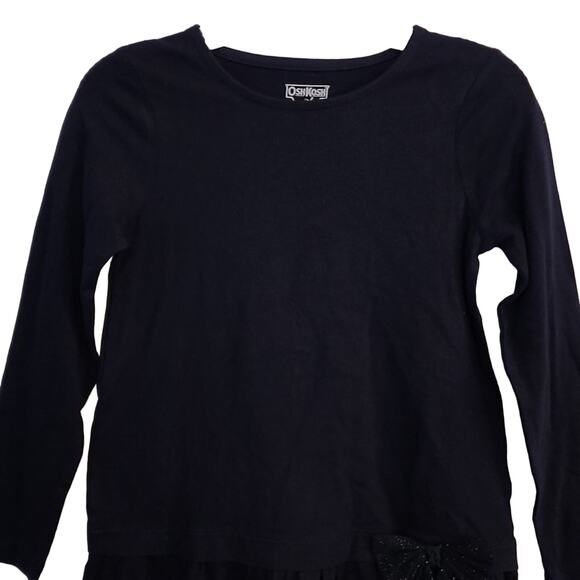 Osh Kosh Dark Blue Dress with Bow Accent, NWT - Picture 3 of 8